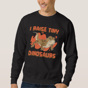 Reptile Hausbesitzer Tiny Dinosaurier Animal Beard Sweatshirt