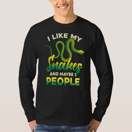 Reptile Keeper Haustier Besitzer Schlange Tier Sch T-Shirt (Vorderseite)