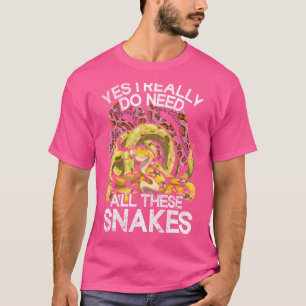 Reptile Keeper Schlange Predator Animal Pet Schlan T-Shirt
