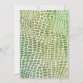 Reptile Kindergeburtstag Einladung (Rückseite)