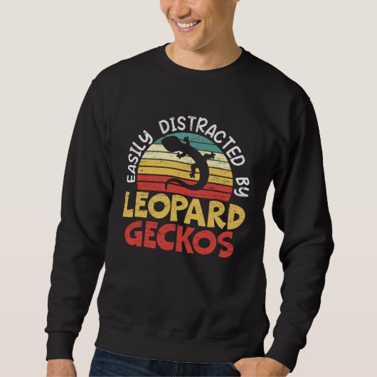 Reptile Leopard Gecko Lizard Herpetology Pets 2 Sweatshirt (Vorderseite)