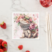 Reptile Lizard Birthday Serviette (Beispiel)