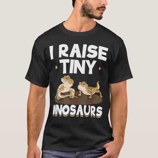 Reptile Lizard Tiny Dinosaur Bartded Dragon T-Shirt (Vorderseite)