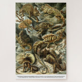Reptile Lizards von Ernst Haeckel Puzzle (Vertikal)