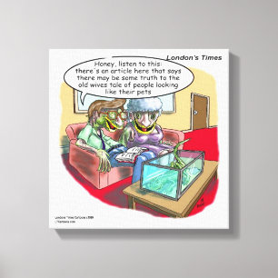 Reptile People Funny Rick London Canvas Print Leinwanddruck