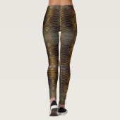 Reptile Skin Design auf Leggings (Rückseite)