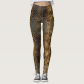 Reptile Skin Design auf Leggings (Vorderseite)
