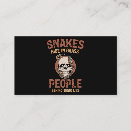Reptile Skin Snakeskin Schlange Mama 2 Visitenkarte (Vorderseite)