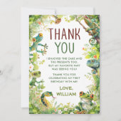 Reptile Slither Crawl Schlange Geburtstag Dankeskarte (Vorderseite)