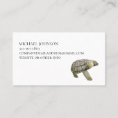 Reptile Snake Tortoise Python Boa Haustier Visitenkarte (Rückseite)