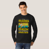Reptile Zitat sein ein bärtiger Drachen Ding Bart T-Shirt (Vorne ganz)