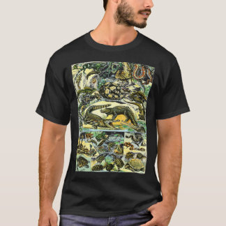 Reptiles Collection Diagramm Schlangenarten T-Shirt