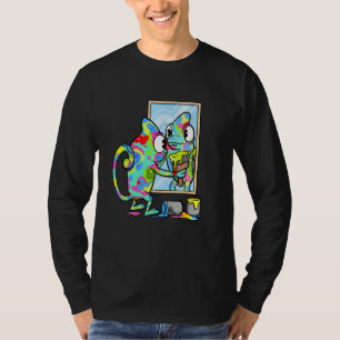 Reptiles Panther Chameleon Farbänderung Tier C T-Shirt