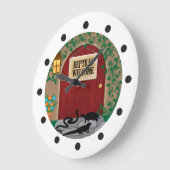 Reptiles Welcome Große Wanduhr (Winkel)