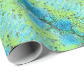 Reptilhaut Schlangenmuster Geschenkpapier (Rolleneckpunkt)