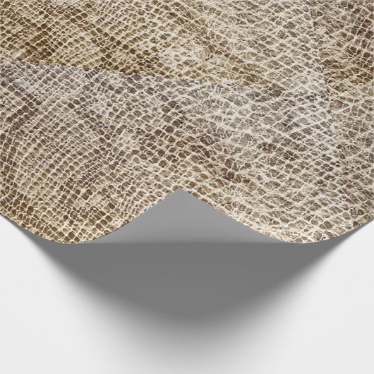 Reptilhautmuster Geschenkpapier (Ecke)