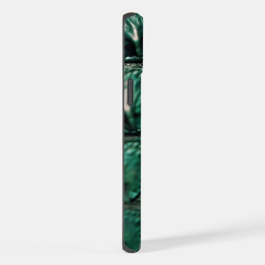 Reptilian Chic Emerald Design iPhone Hülle (Rechte Seite)