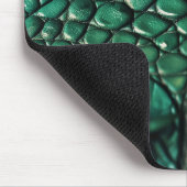 Reptilian Chic Emerald Design Mousepad (Ecke)