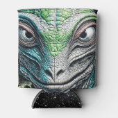 Reptilian Lizard Man Alien Extraterrestrial wird Dosenkühler (Vorderseite)