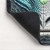 Reptilian Lizard Man Alien Extraterrestrial wird Mousepad (Ecke)