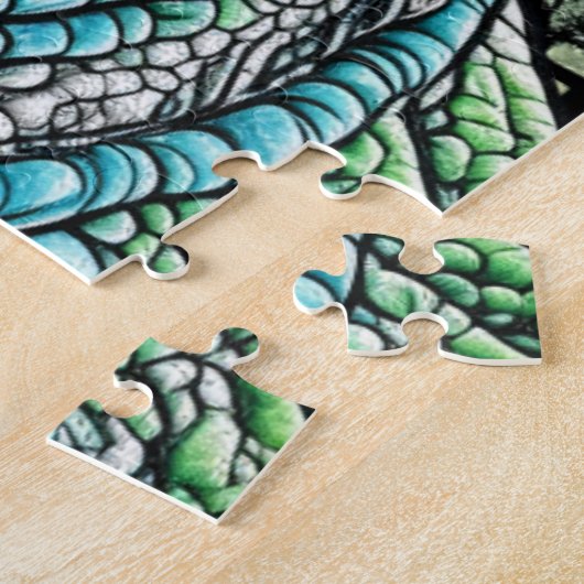 Reptilian Lizard Man Alien Extraterrestrial wird Puzzle (Seite)