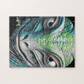 Reptilian Lizard Man Alien Extraterrestrial wird Puzzle (Horizontal)