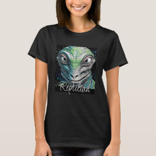 Reptilian Lizard Man Alien Extraterrestrial wird T-Shirt