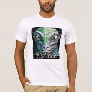Reptilian Lizard Man Alien Extraterrestrial wird T-Shirt