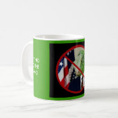 Reptilian-Präsident Coffee Mug Kaffeetasse (Vorderseite Links)