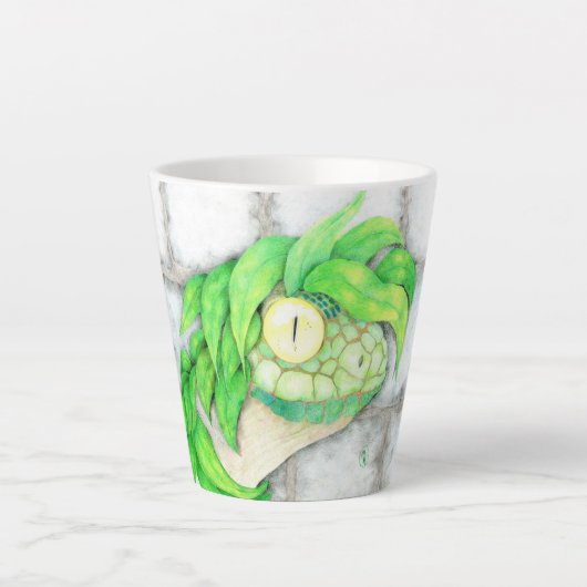 "Reptilian Recluse" Milchtasse (Vorderseite)