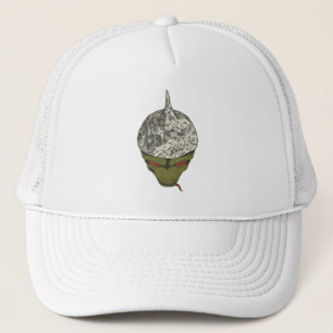 Reptilian Tinfoil Hat Truckerkappe