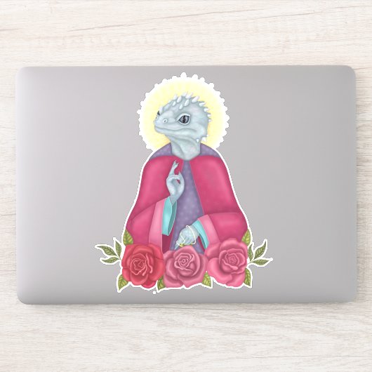 Reptilianer Aufkleber (Computer)
