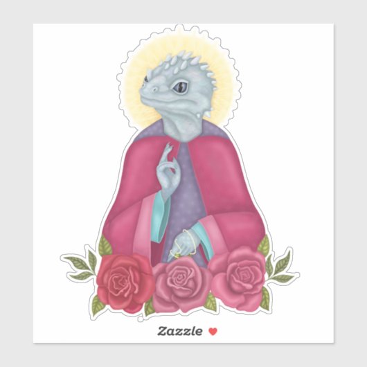 Reptilianer Aufkleber (Blatt)