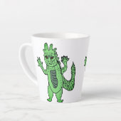 Reptilianos gezeichnet milchtasse (Linke Ecke)