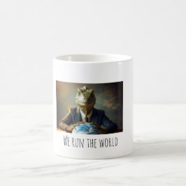 Reptilians Run The World Kaffeetasse