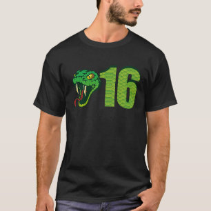 Reptilien 16. Geburtstag Schlangen Reptile Eigentü T-Shirt