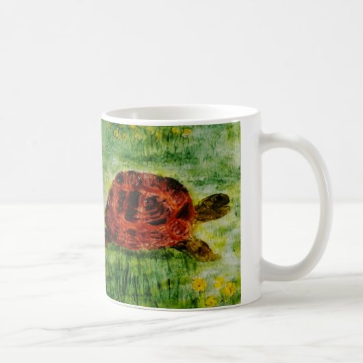 Reptilien Art Tortoise Kaffeetasse (Rechts)