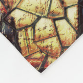 Reptilien der Haut mit gelblichen und dunklen Flec Fleecedecke (Ecke)