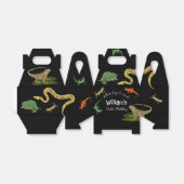 Reptilien, Eidechsen und Amphibien Kindergeburtsta Geschenkschachtel (Ungefaltet)