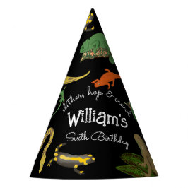 Reptilien, Eidechsen und Amphibien Kindergeburtsta Partyhütchen