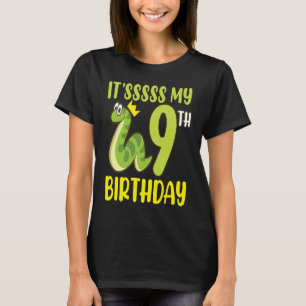 Reptilien Es ist 9. Geburtstag Schlangen Reptile G T-Shirt