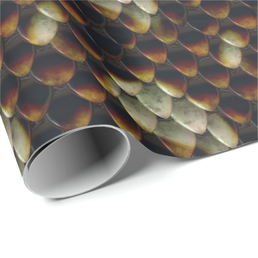 reptilien geschenkpapier (Rolleneckpunkt)