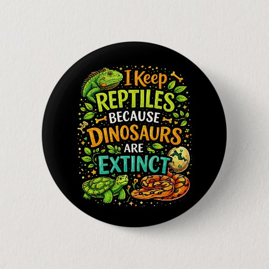 Reptilien regieren button (Vorderseite)