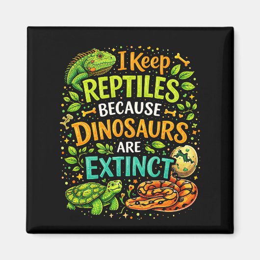 Reptilien regieren magnet (Vorne)