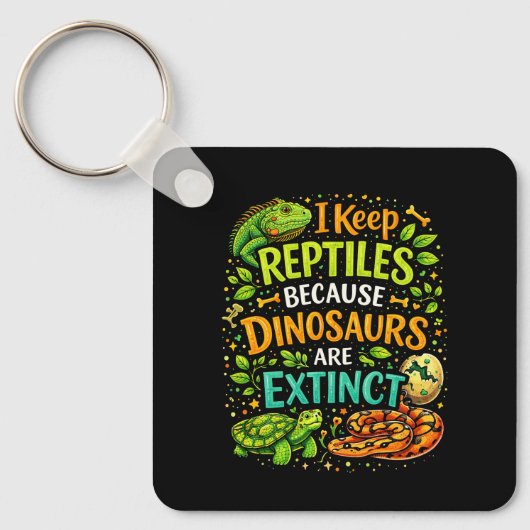 Reptilien regieren schlüsselanhänger (Vorderseite)