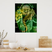 Reptilien-Schamane 2 Poster (Küche)