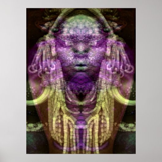 Reptilien-Schamane 4 Poster (Vorne)