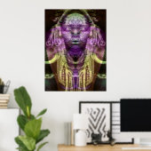 Reptilien-Schamane 4 Poster (Heimbüro)