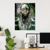 Reptilien-Schamane 5 Poster (Heimbüro)