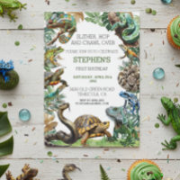 Reptilien-Schlangen-Turtle-Geburtstag Kriechen